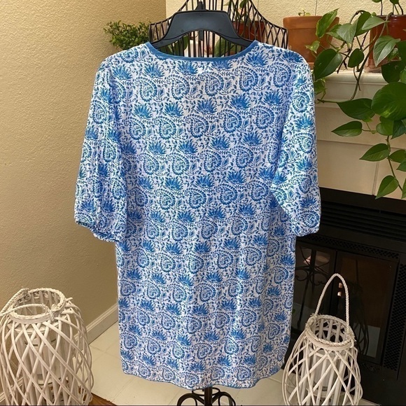 Floral Print Tie Dress - Picture 4 of 4